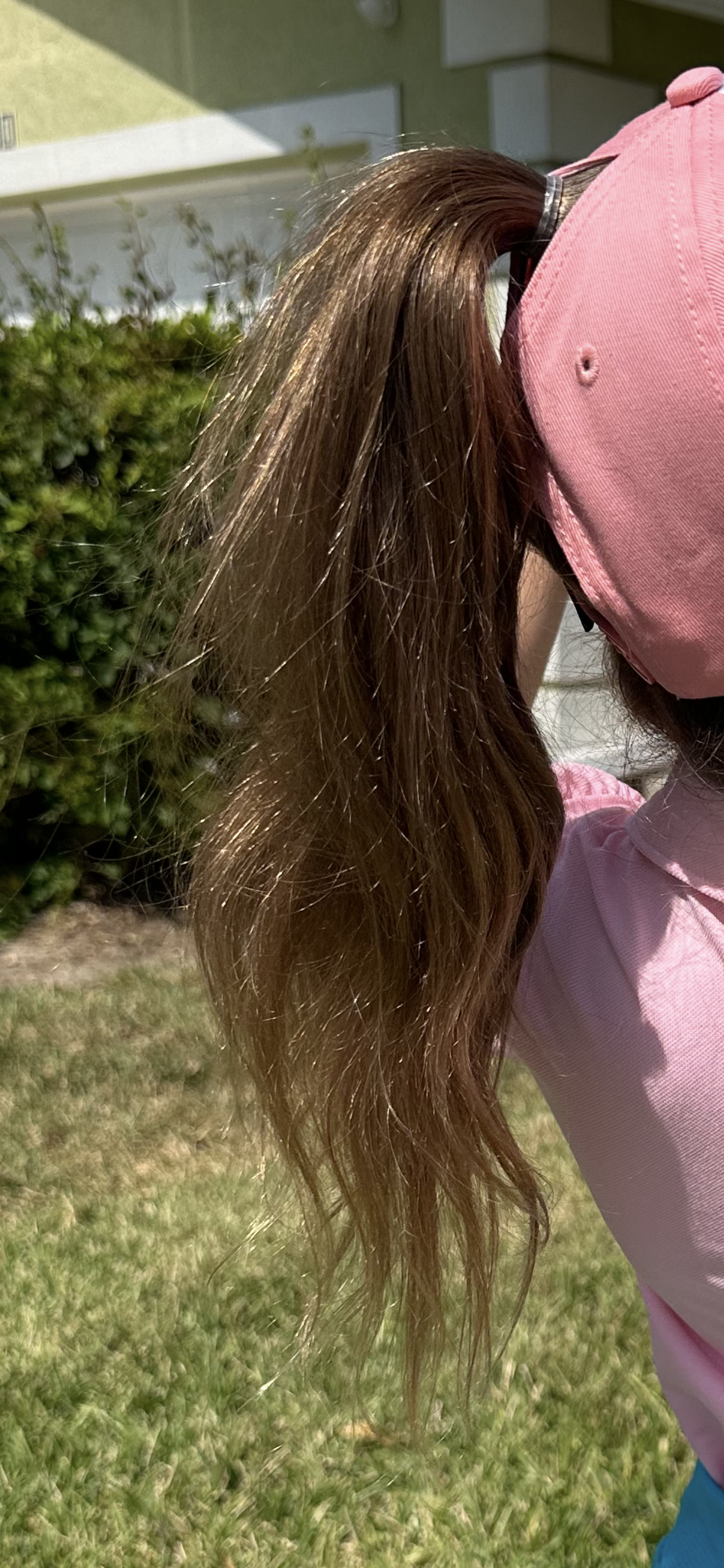 Golf Coast Kids Girls Quartz Pink Pony Tail Closure Hat