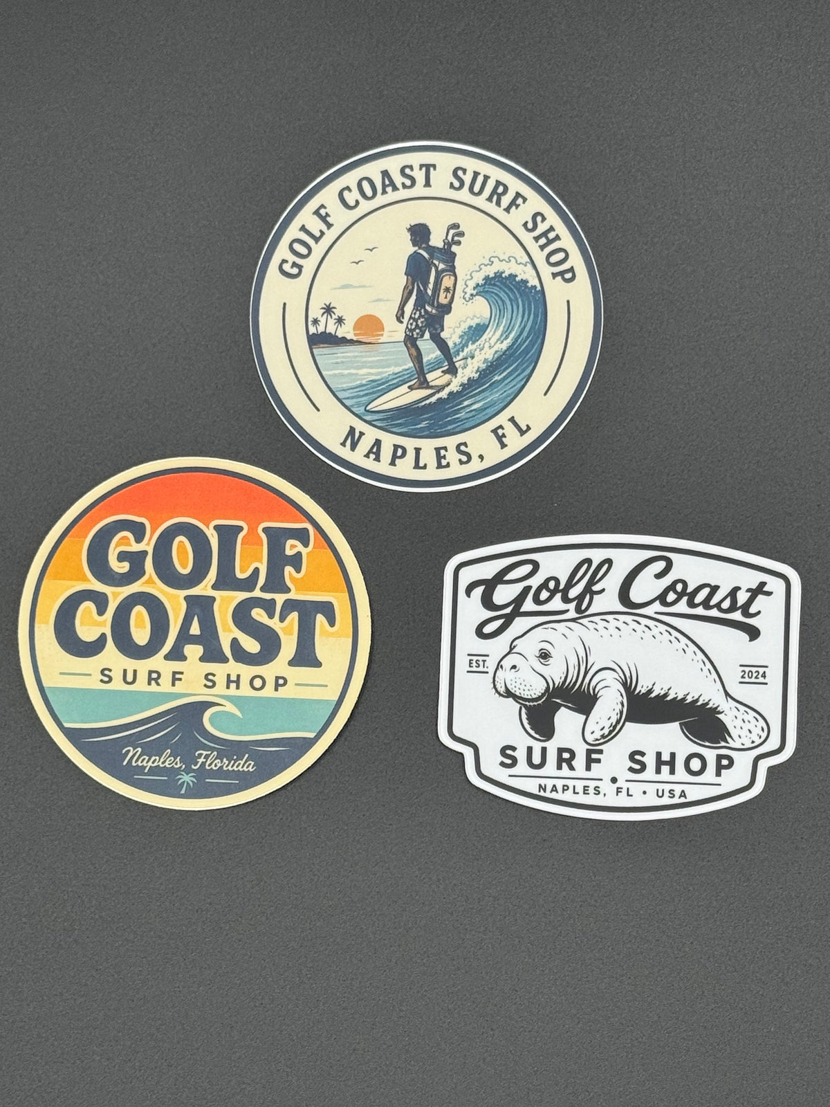 Old School Surf Shop Sticker