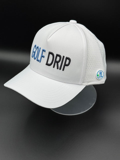 Golf "DRIP" Lasercut Waterproof Snapback