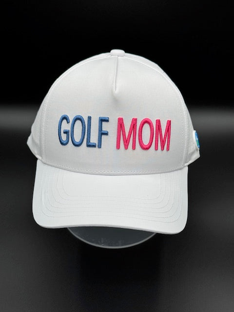 Golf "MOM" Lasercut Waterproof Snapback