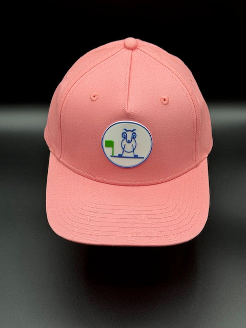 Golf Coast Kids Girls Quartz Pink Pony Tail Closure Hat