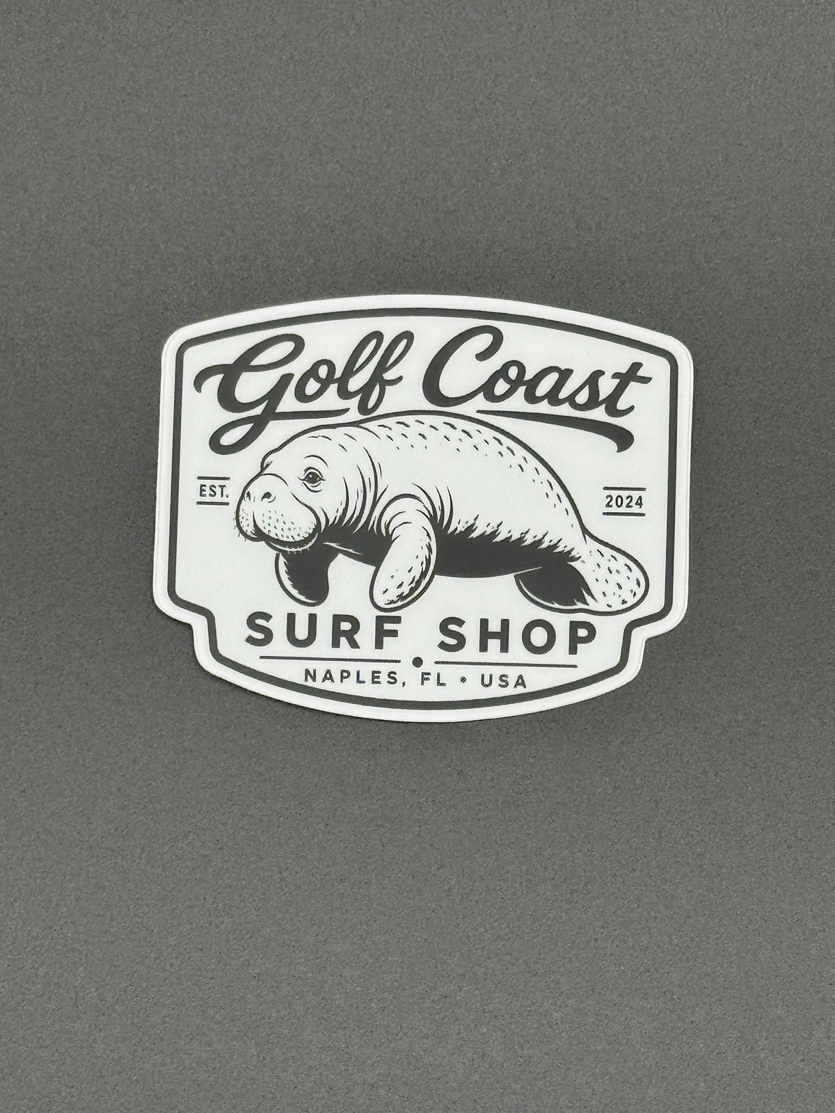 Manatee Surf Shop Sticker