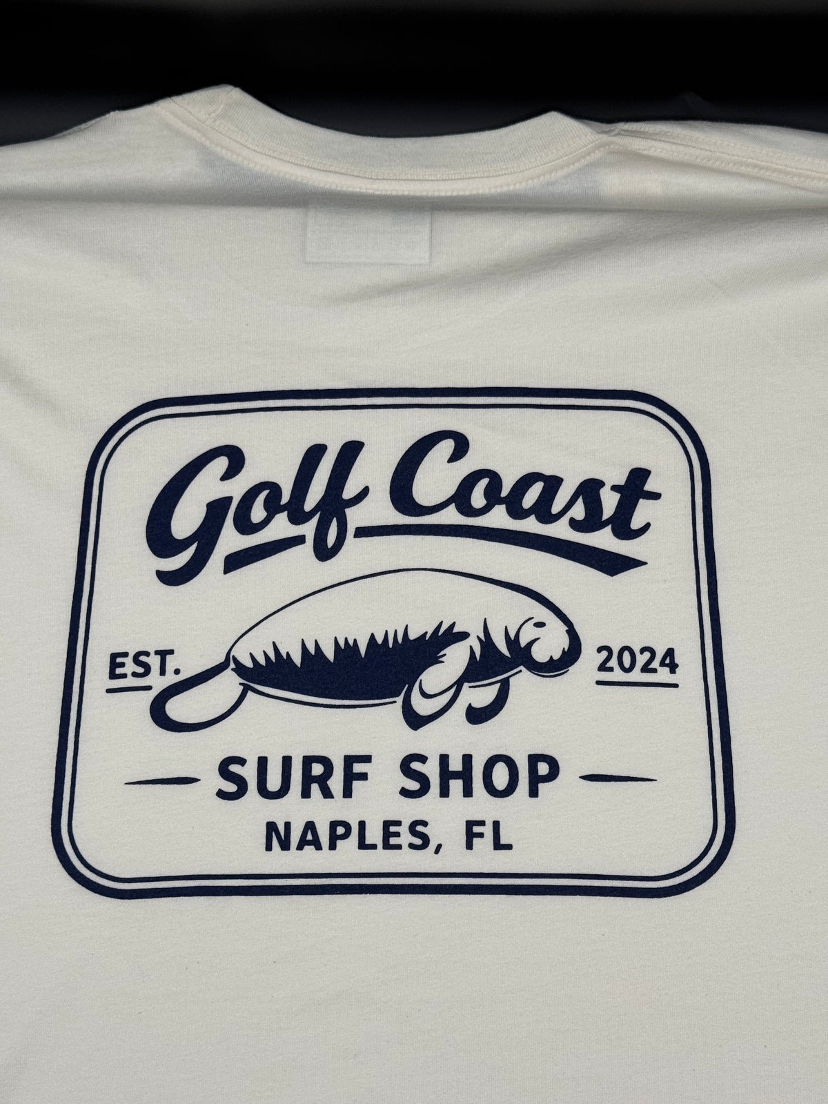 Cropped Natural Heather "Manatee" Range Tee - Women