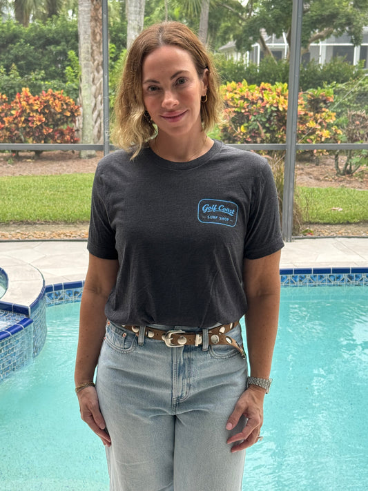 Dark Gray Heather "Manatee" Range Tee - Adult Unisex