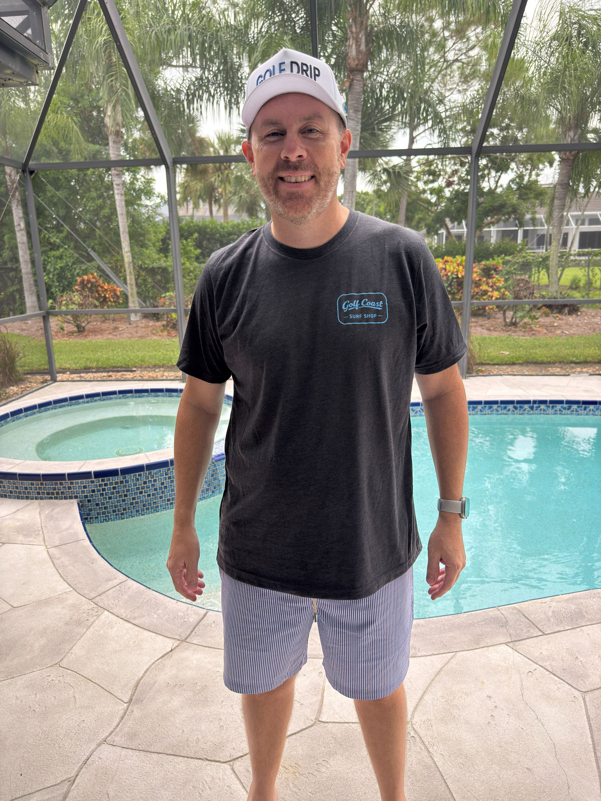 Dark Gray Heather "Manatee" Range Tee - Adult Unisex