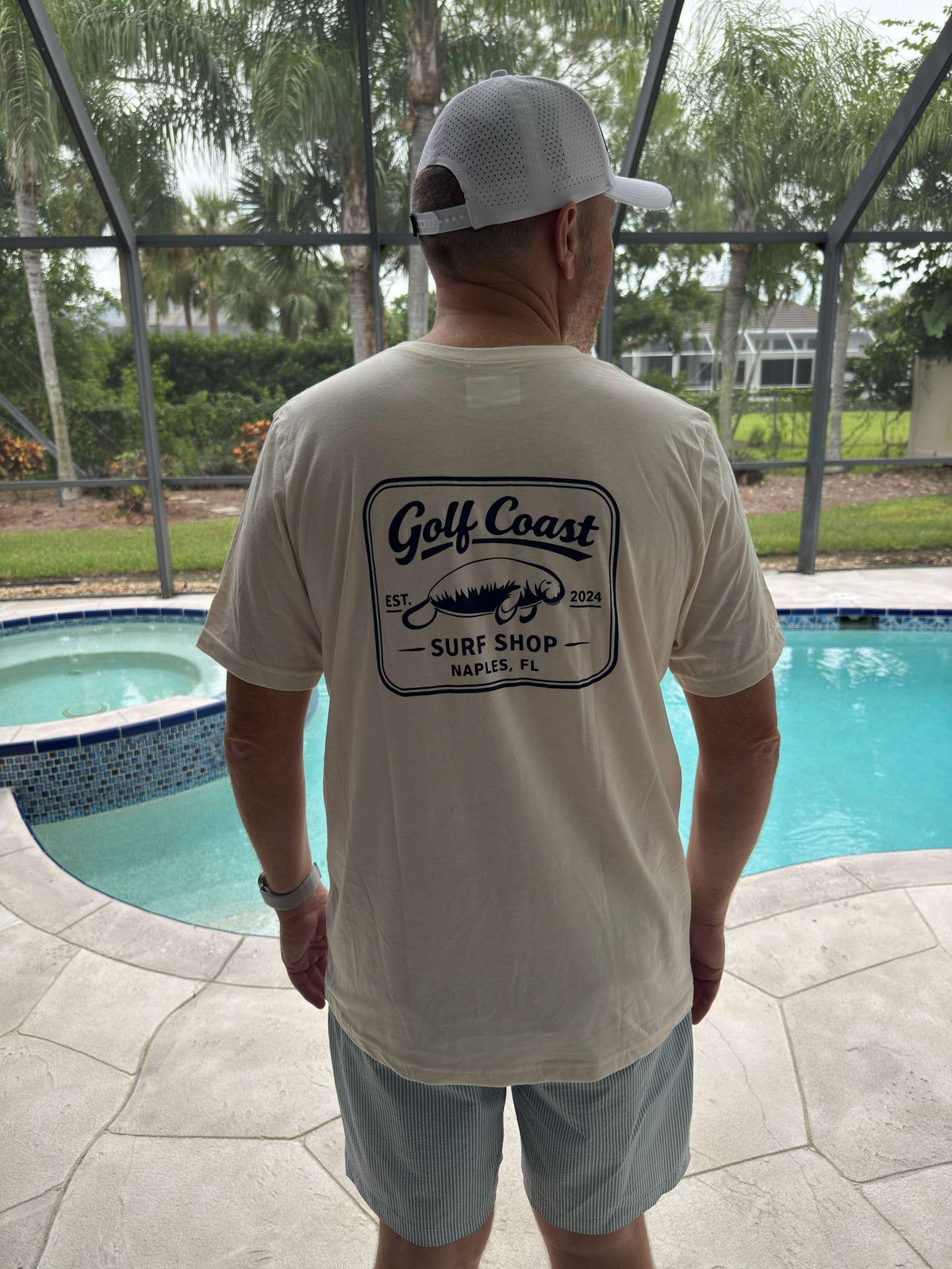 Natural Heather "Manatee" Range Tee - Adult Unisex