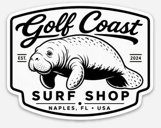 Manatee Surf Shop Sticker